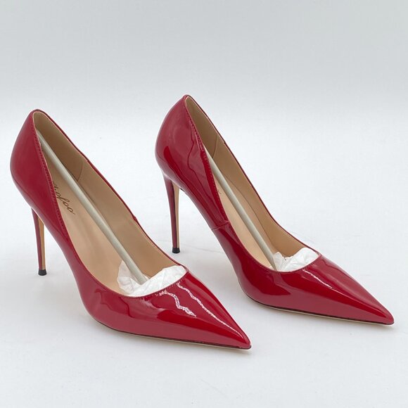 Red Patent Leather Heels - Picture 4 of 6